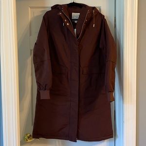 Maroon Frank and Oak Winter Coat